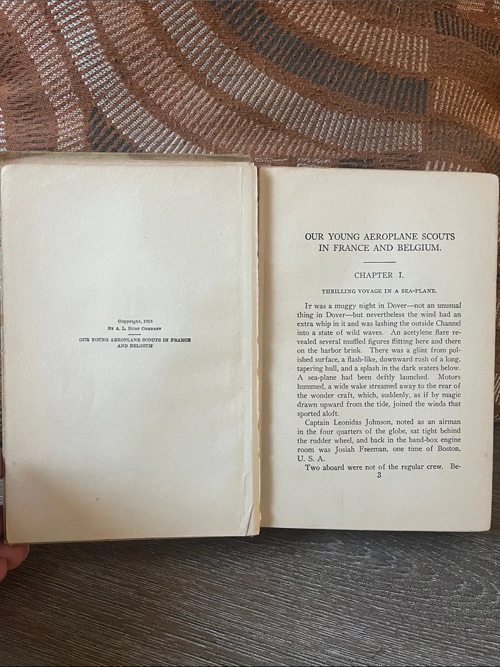 Our Young Aeroplane Scouts In France and Belgium by Horace Porter 1915